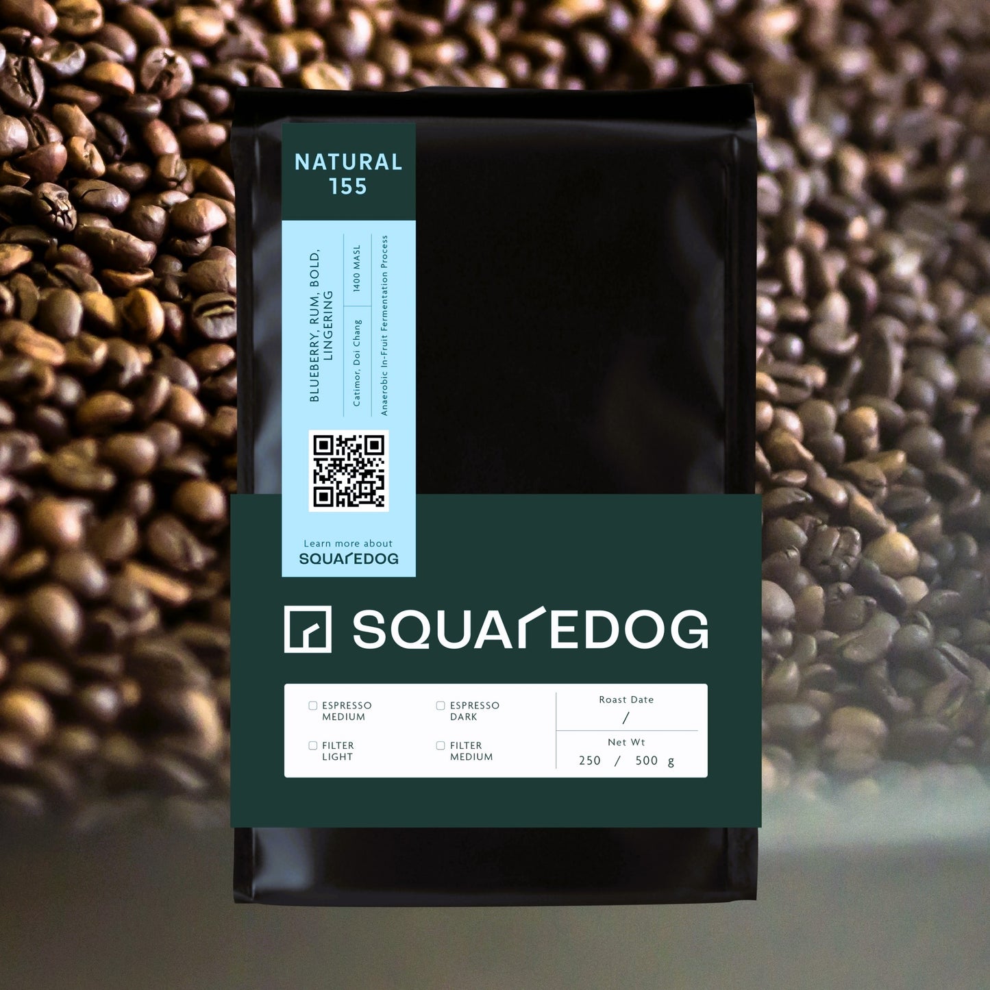 Squaredog Specialty Coffee Single Natural 155